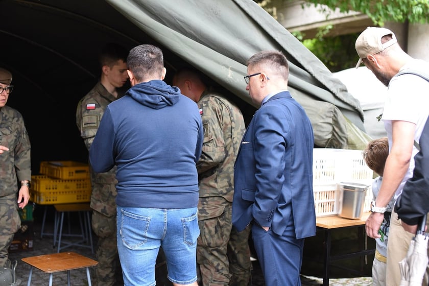 Przysięga żołnierzy 16. Dolnośląskiej Brygady Obrony Terytorialnej