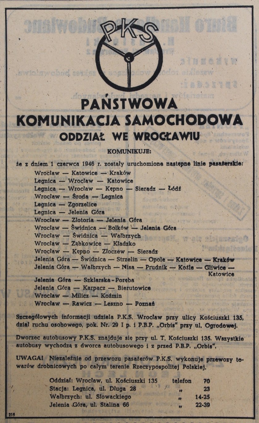 Ogłoszenie z gazety