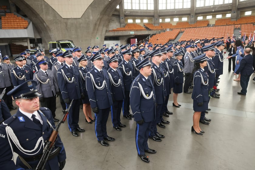 Święto Policji 2025. Wojewódzkie uroczystości w Hali Stulecia, 17 lipca