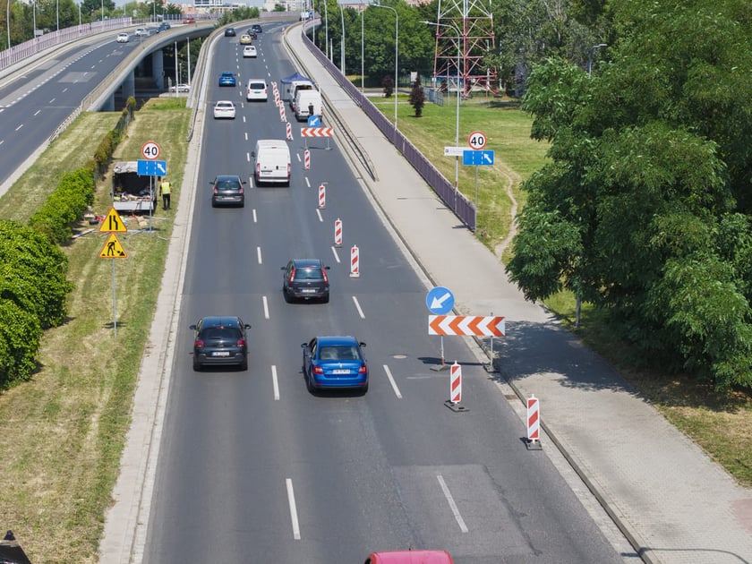 Prace drogowe na Gądowiance, 21.07.2025