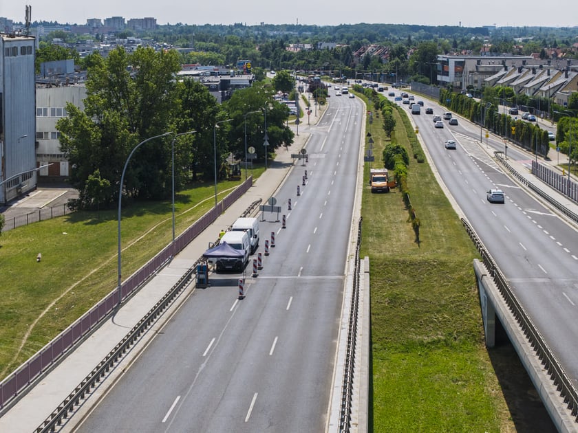 Prace drogowe na Gądowiance, 21.07.2025