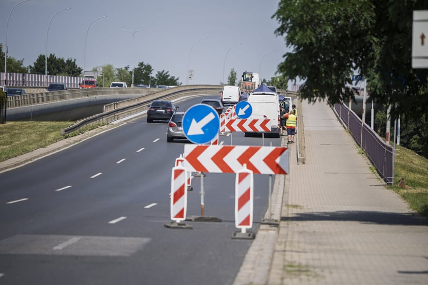 Prace drogowe na Gądowiance, 21.07.2025