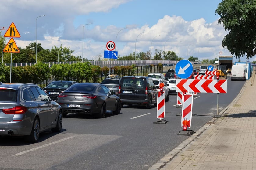 Prace drogowe na Gądowiance, 22.07.2025