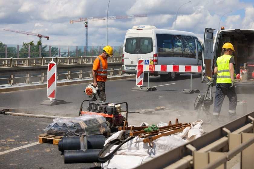 Prace drogowe na Gądowiance, 22.07.2025