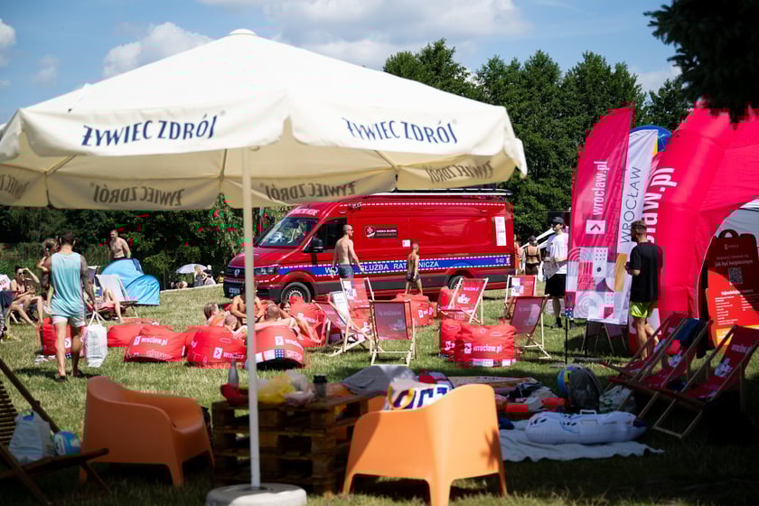 Piknik „Bezpieczny Wrocław - nad wodą” na Gliniankach - 20 lipca 2025 r.