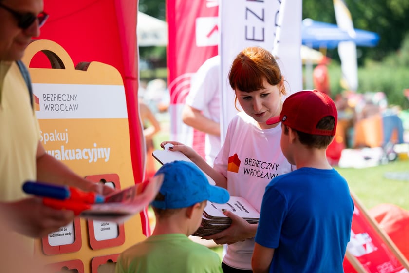 Piknik „Bezpieczny Wrocław - nad wodą” na Gliniankach - 20 lipca 2025 r.