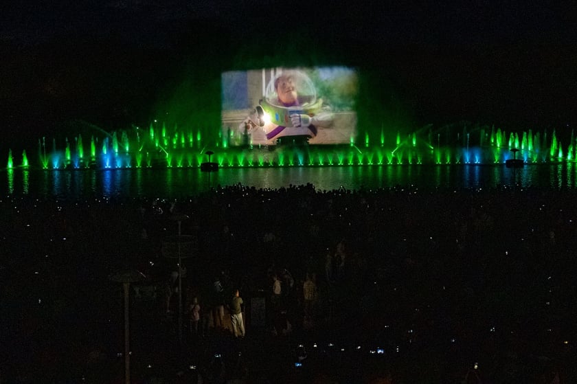 Na zdjęciach premiera &bdquo;Pixar: Lato Przyjaźni&rdquo;, nowego pokazu Wrocławskiej Fontanny Multimedialnej&nbsp;