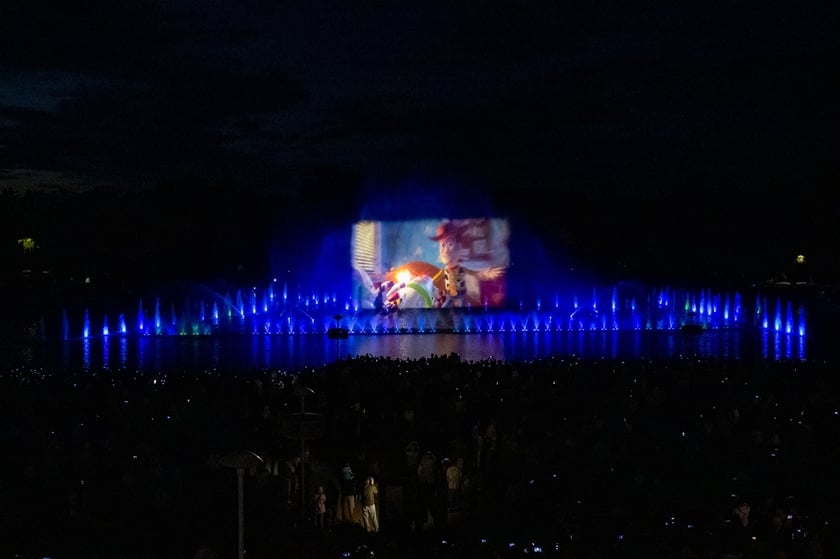 Na zdjęciach premiera &bdquo;Pixar: Lato Przyjaźni&rdquo;, nowego pokazu Wrocławskiej Fontanny Multimedialnej&nbsp;