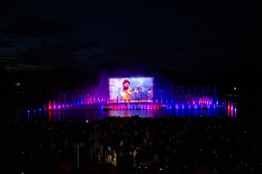 Na zdjęciach premiera &bdquo;Pixar: Lato Przyjaźni&rdquo;, nowego pokazu Wrocławskiej Fontanny Multimedialnej&nbsp;