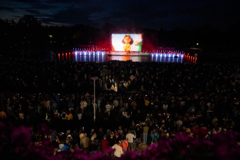 Na zdjęciach premiera &bdquo;Pixar: Lato Przyjaźni&rdquo;, nowego pokazu Wrocławskiej Fontanny Multimedialnej&nbsp;