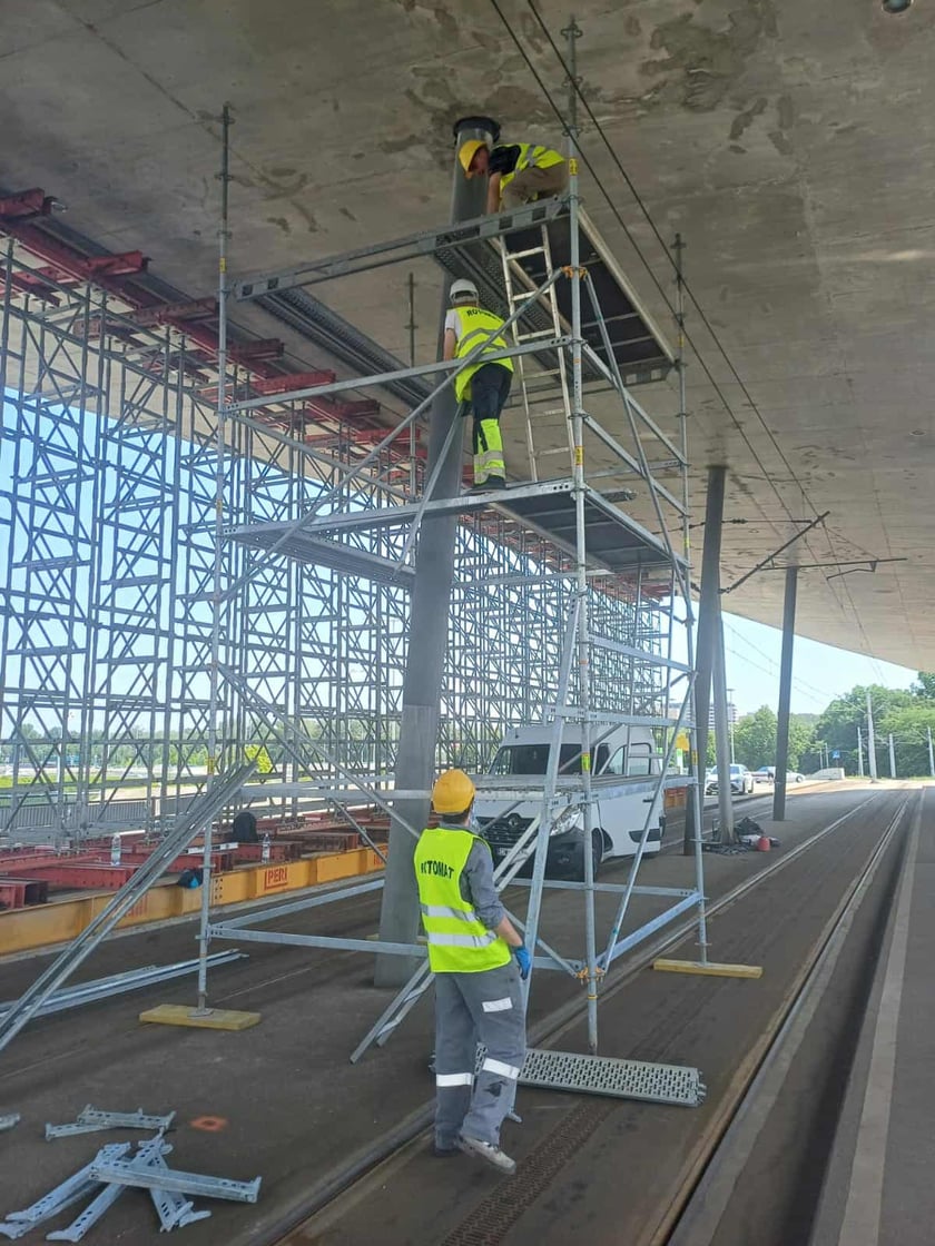Zadaszenie peronu - Tarczyński Arena