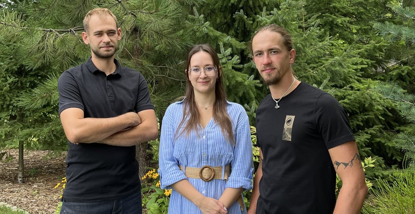 Pani Marta Kozielska z braćmi