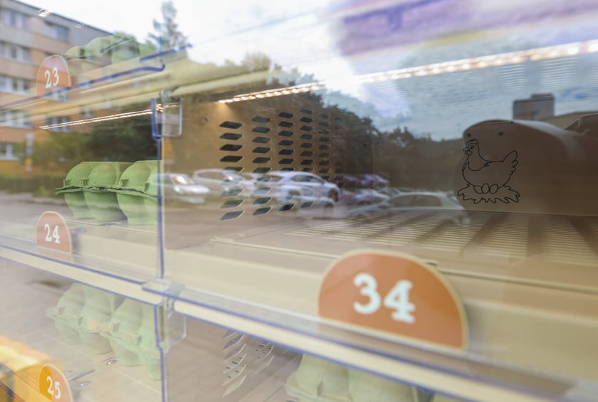 Jajomat przy ul. Popowickiej we Wrocławiu