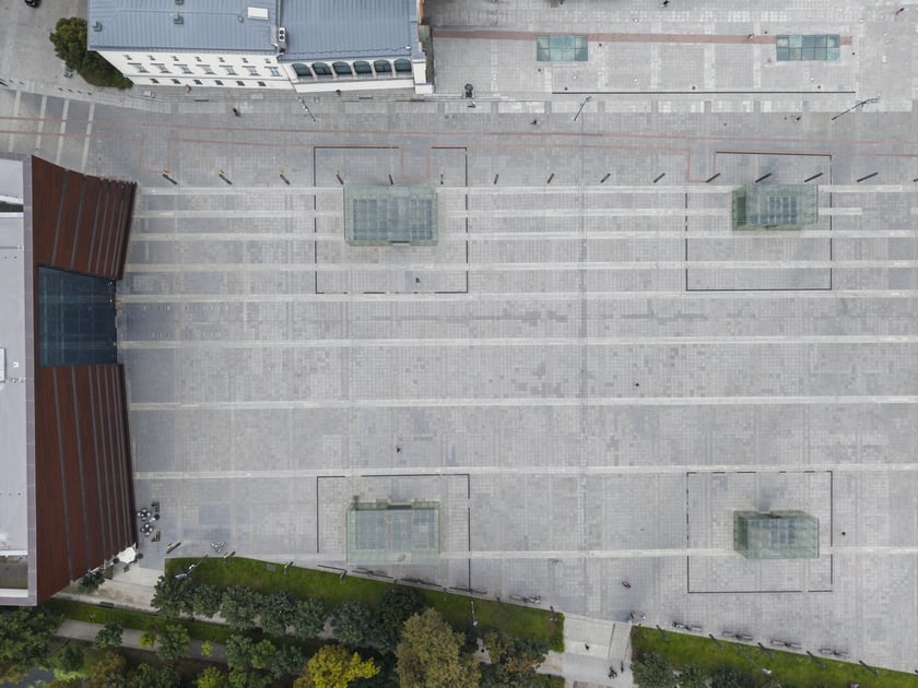 Plac Wolności we Wrocławiu przed rozpoczęciem remontu - sierpień 2025 r.