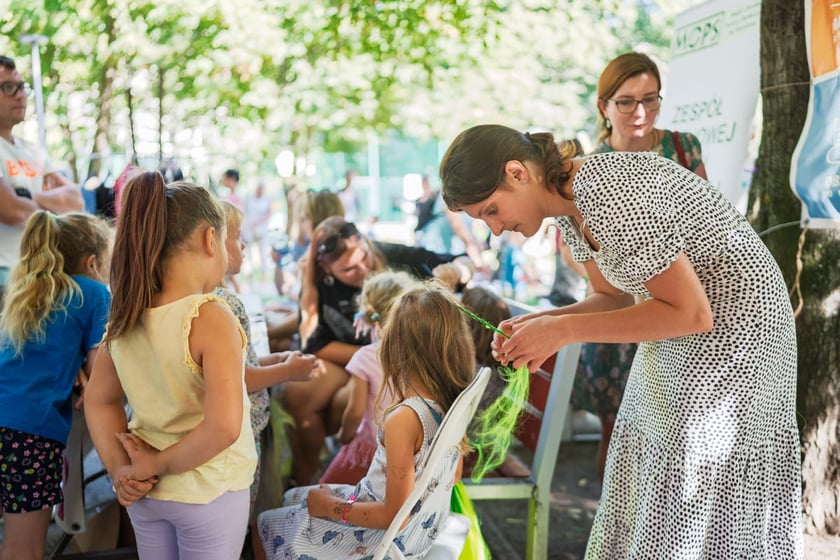 Festyn podw&oacute;rkowy "Dbam to mam" przy ul. Fiołkowej. Wrocław, 12.08.2025