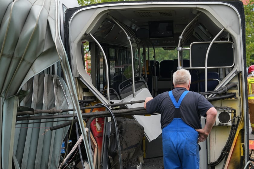 21 sierpnia na wrocławskim Gaju doszło do kolizji z udziałem tramwaju i autobusu