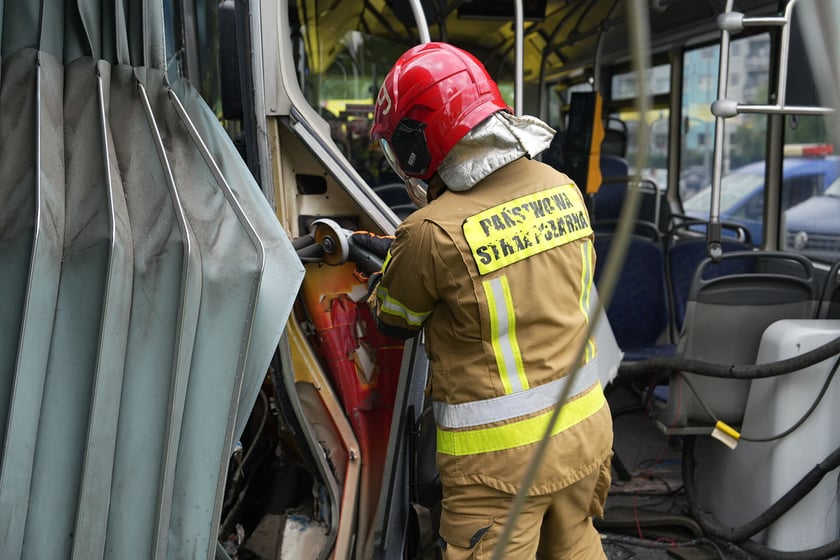 21 sierpnia na wrocławskim Gaju doszło do kolizji z udziałem tramwaju i autobusu