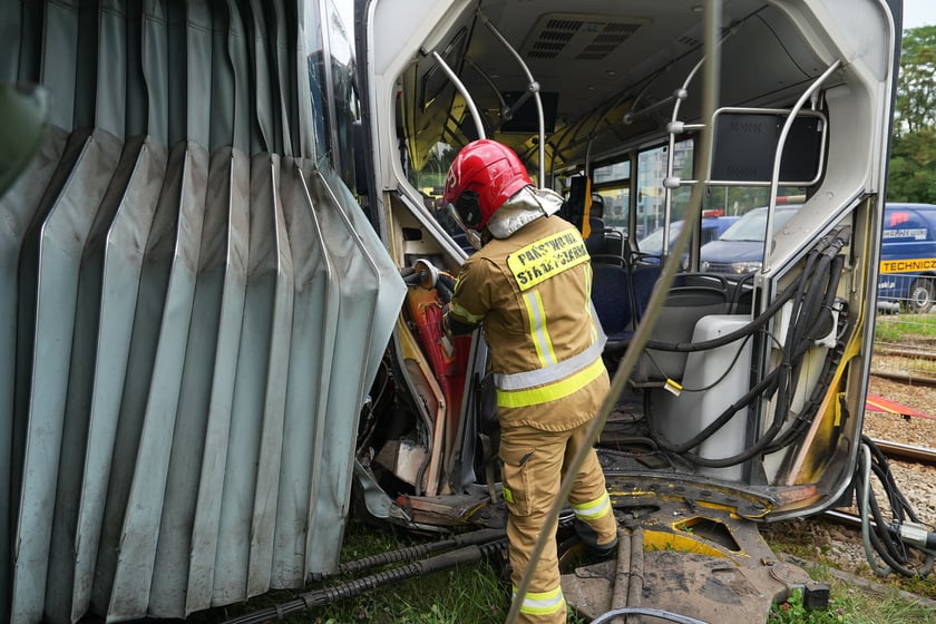21 sierpnia na wrocławskim Gaju doszło do kolizji z udziałem tramwaju i autobusu