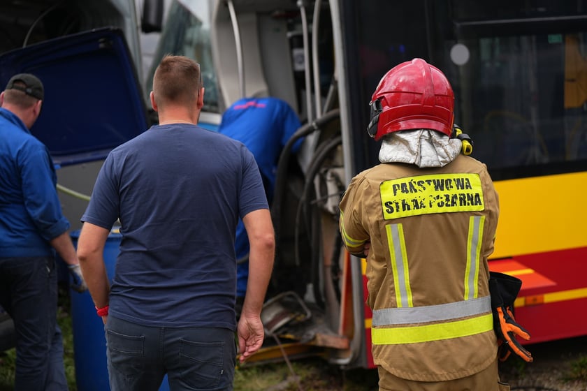 21 sierpnia na wrocławskim Gaju doszło do kolizji z udziałem tramwaju i autobusu