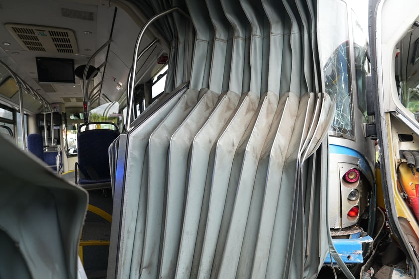 21 sierpnia na wrocławskim Gaju doszło do kolizji z udziałem tramwaju i autobusu