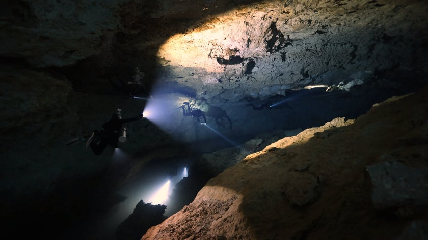 Nurkowanie w cenotach w Meksyku