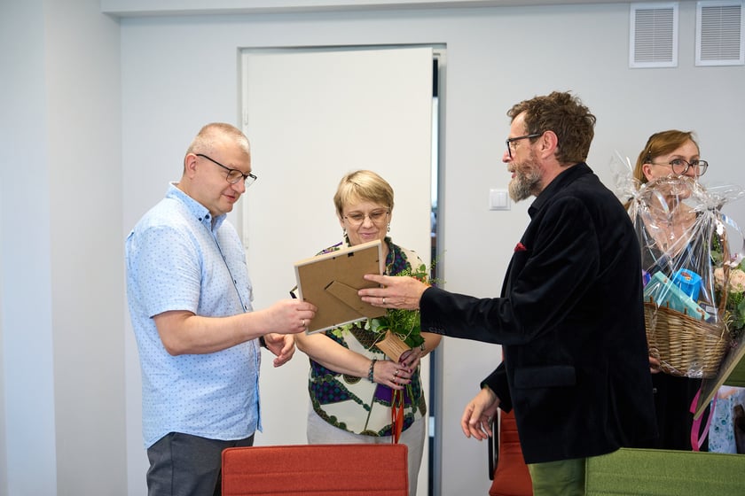 Pożegnanie Małgorzaty, Marzeny i Sylwestra w siedzibie MOPS-u we Wrocławiu, sierpień 2025