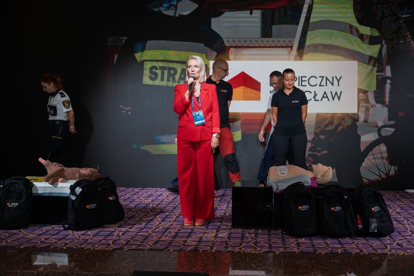 Prezentacja programu Bezpieczny Wrocław podczas 34. Forum Ekonomicznego w Karpaczu