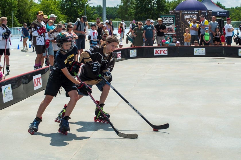 Zabawa na rolkowisku w ubiegłych latach