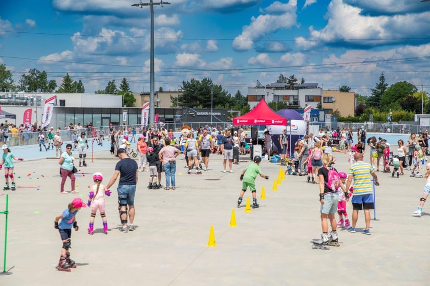 Zabawa na rolkowisku w ubiegłych latach