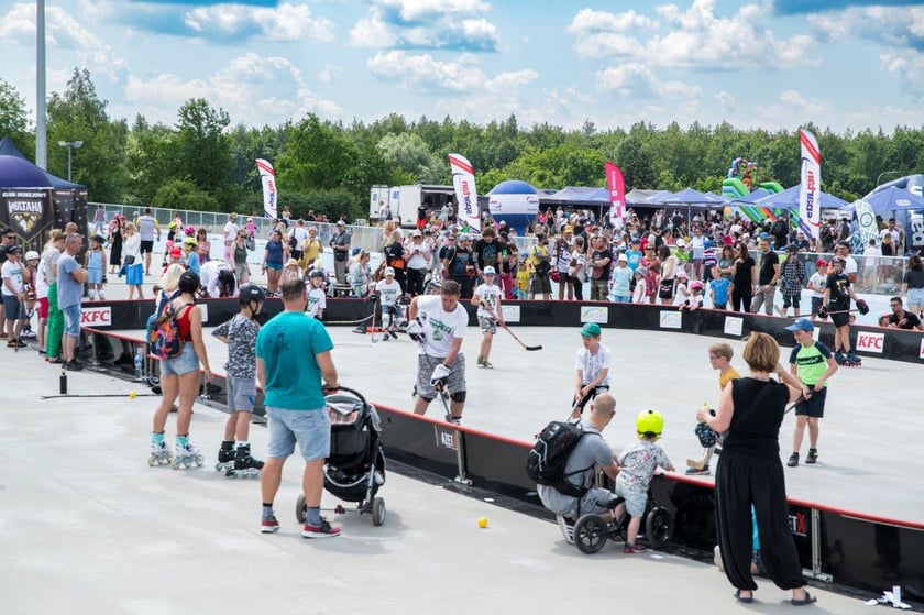 Zabawa na rolkowisku w ubiegłych latach