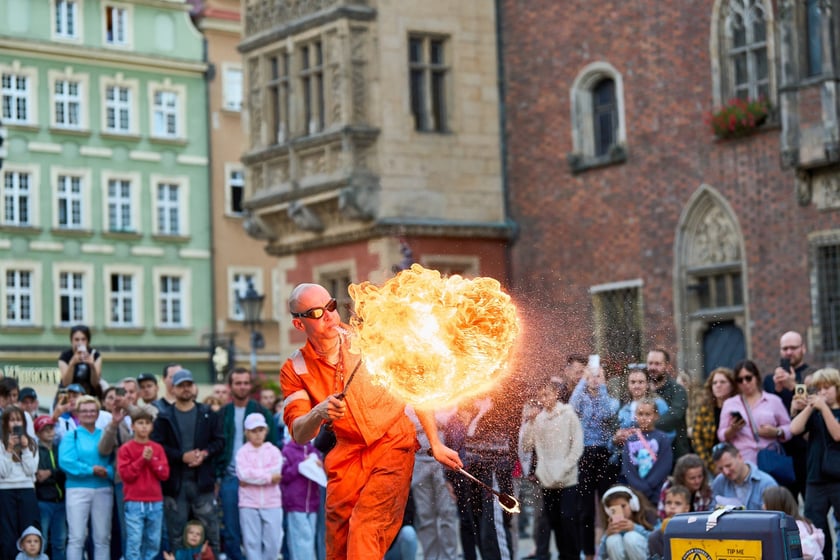 Podróżny festiwal artystów ulicznych Busker Tour na wrocławskim Rynku - 5 i 6 września 2025 r.