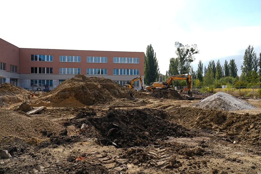 ZSP na Zwycięskiej w budowie pod koniec sierpnia 2025