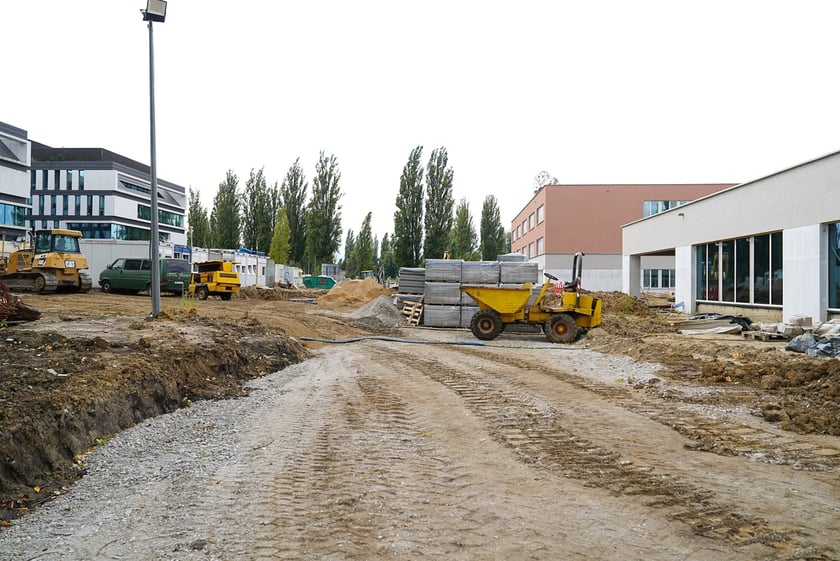 ZSP na Zwycięskiej w budowie pod koniec sierpnia 2025