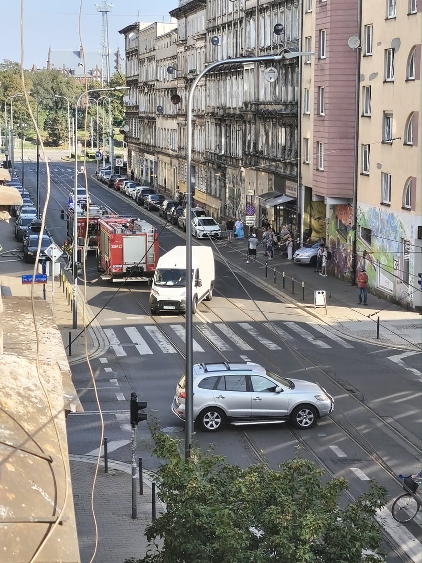 Pożar mieszkania przy ul. Chrobrego