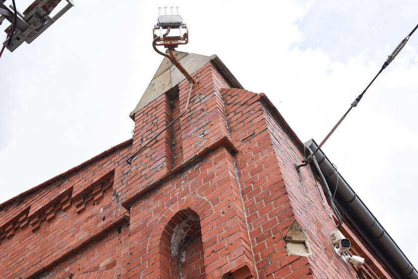 Zabytkowa hala na zajezdni Borek, lato 2025