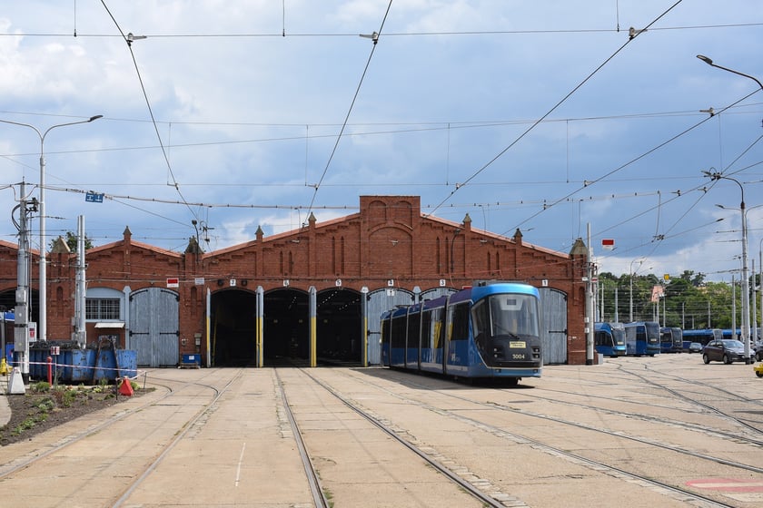 Zabytkowa hala na zajezdni Borek, lato 2025