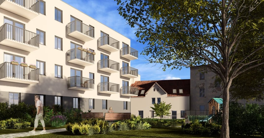 Wizualizacja inwestycji TBS Leśnica X