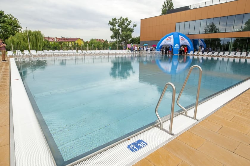 Aquapark Brochów w czasie otwarcia