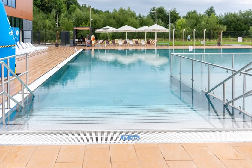 Aquapark Brochów w czasie otwarcia
