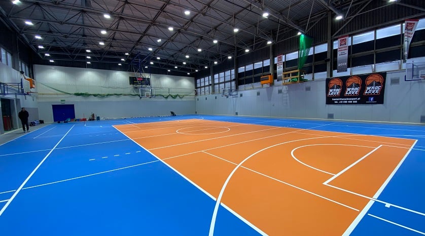 Boisko w hali na Parkowej