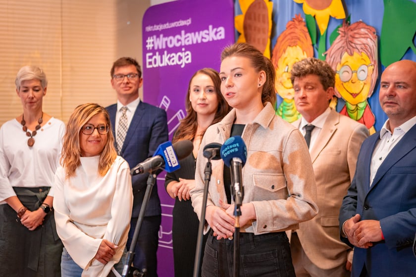 Dieta wegetariańska w kolejnych wrocławskich placówkach - konferencja prasowa 30.09.2025