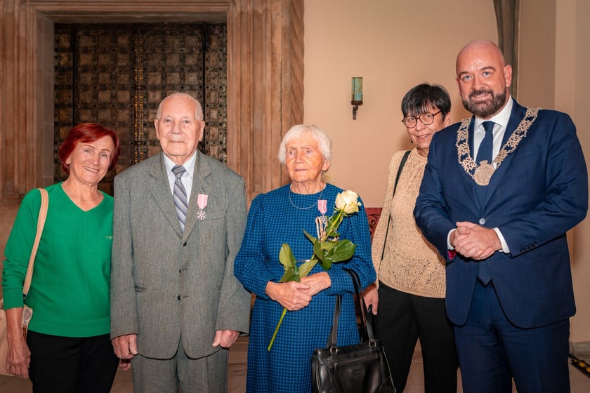 Wręczenie gratulacji parom z przeszlo 50-letnim stażem - 30 września 2025