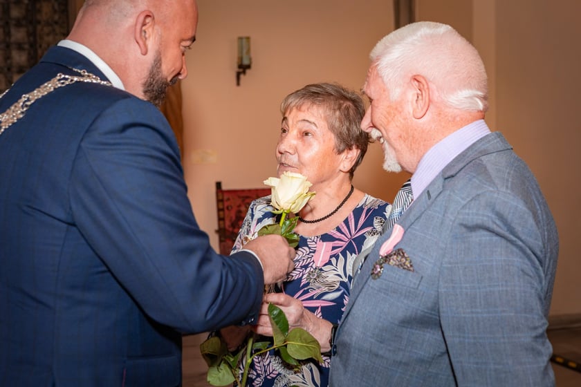 Wręczenie gratulacji parom z przeszlo 50-letnim stażem - 30 września 2025