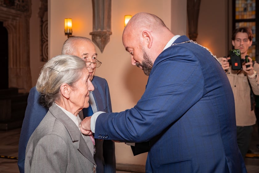 Wręczenie gratulacji parom z przeszlo 50-letnim stażem - 30 września 2025