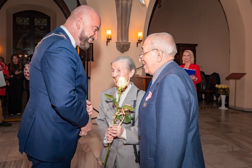 Wręczenie gratulacji parom z przeszlo 50-letnim stażem - 30 września 2025
