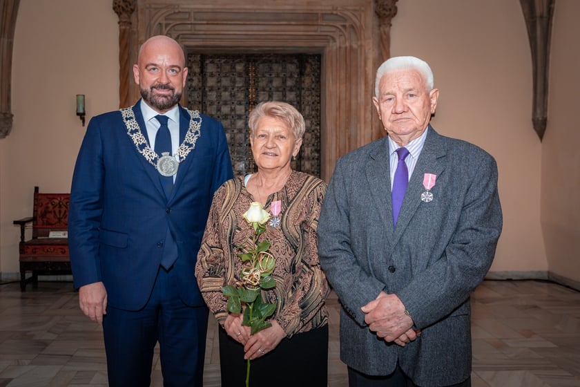 Wręczenie gratulacji parom z przeszlo 50-letnim stażem - 30 września 2025