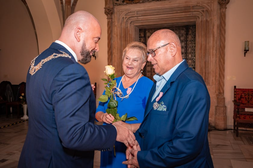 Wręczenie gratulacji parom z przeszlo 50-letnim stażem - 30 września 2025