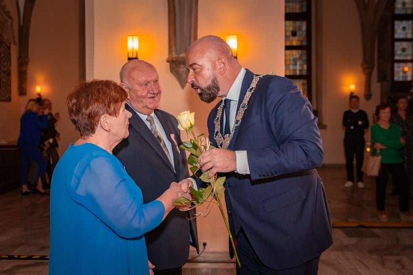 Wręczenie gratulacji parom z przeszlo 50-letnim stażem - 30 września 2025