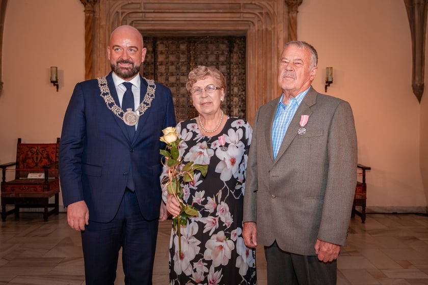 Wręczenie gratulacji parom z przeszlo 50-letnim stażem - 30 września 2025