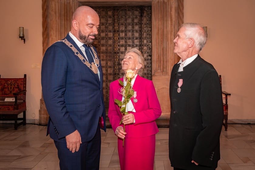 Wręczenie gratulacji parom z przeszlo 50-letnim stażem - 30 września 2025